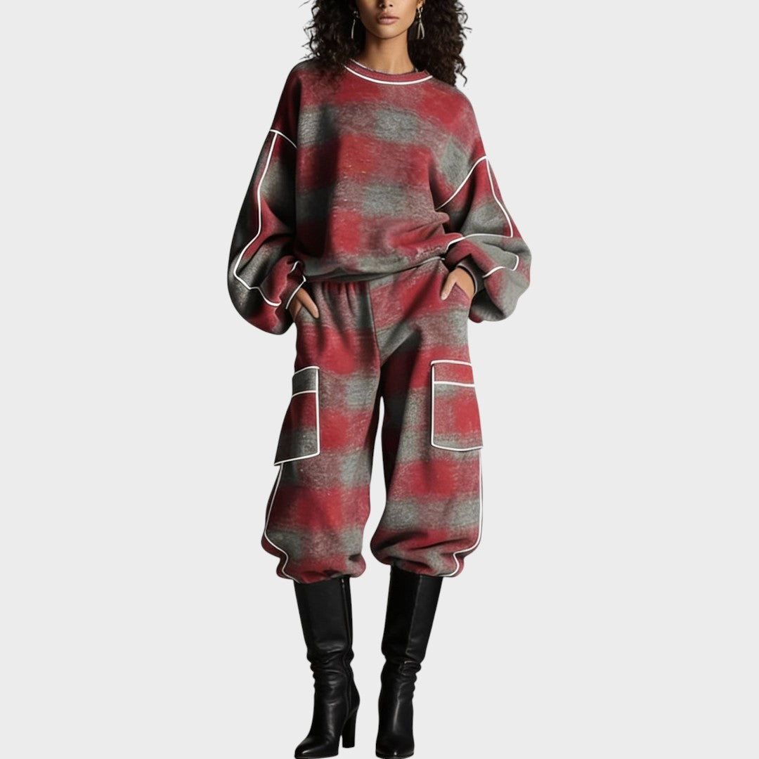 Valéria | Knit Top & Pants Set