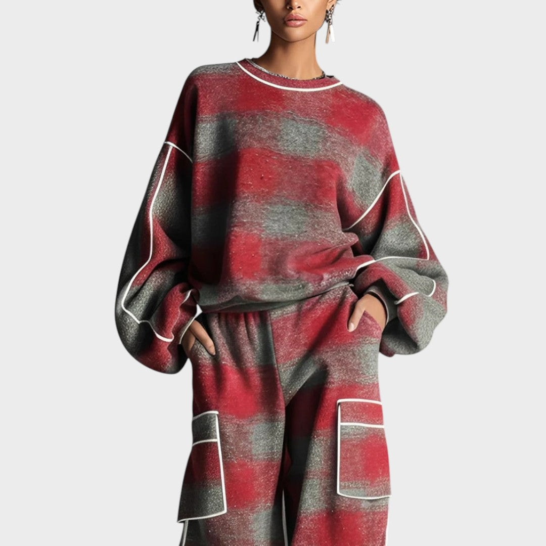 Valéria | Knit Top & Pants Set