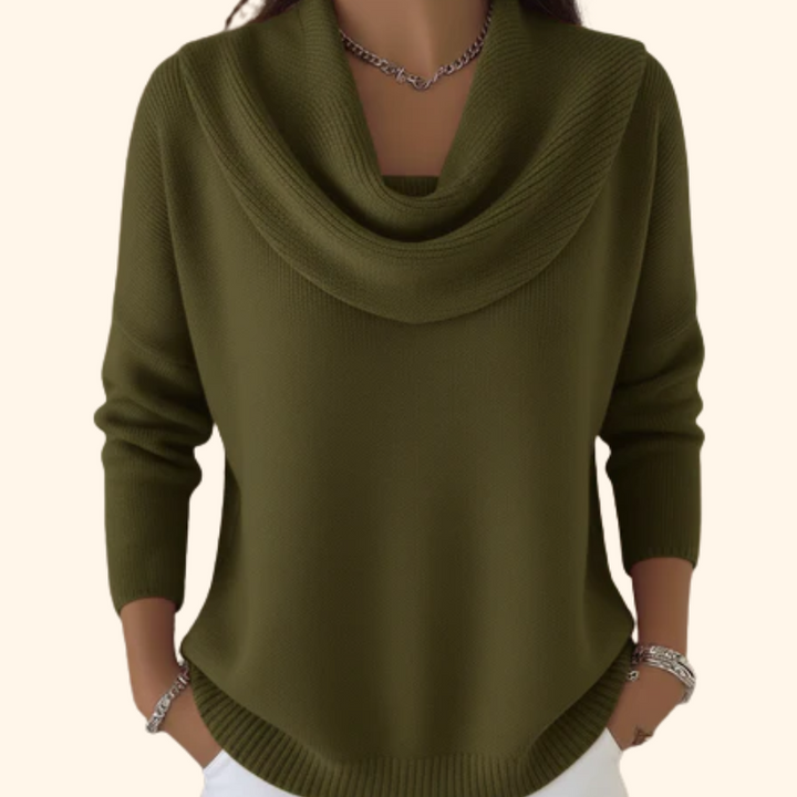 Diana | Cozy Drape Sweater