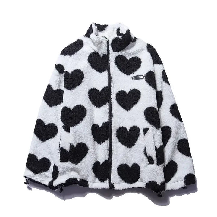 Riley™ | Reversible Cozy Heart Jacket