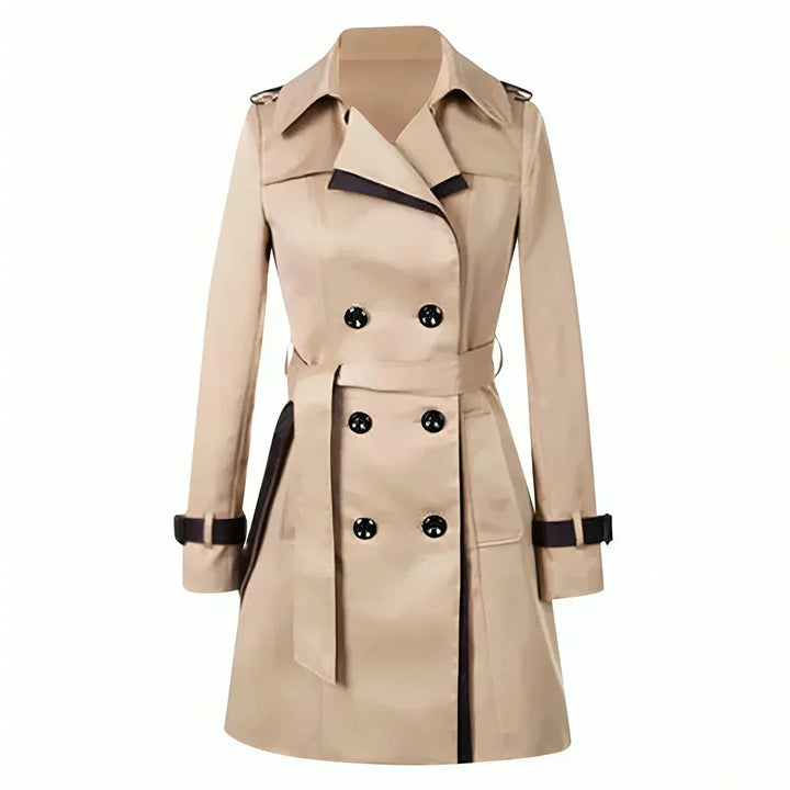 Jenna™ | Classic Long Trench Coat